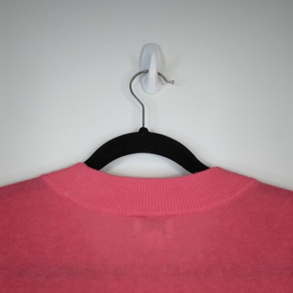 J. Crew Oversized Lightweight Pink Sweater Size M - Picture 10 of 10